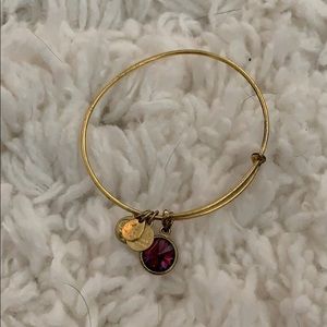 Amethyst Birthstone Alex and Ani Bangle